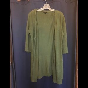 Lafayette 148 Linen Midi-Length Cardigan